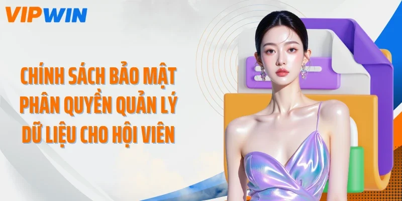 Chính sách bảo mật phân quyền quản lý dữ liệu cho hội viên