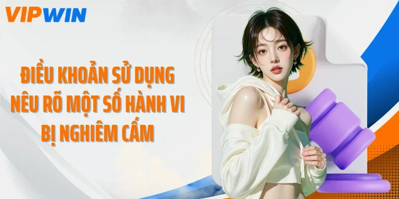 Điều khoản sử dụng nêu rõ một số hành vi bị nghiêm cấm